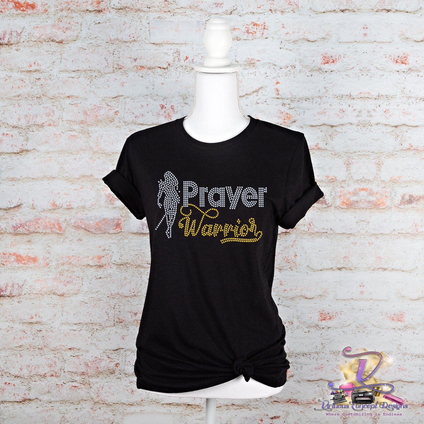 Prayer Warrior Rhinestone Shirt