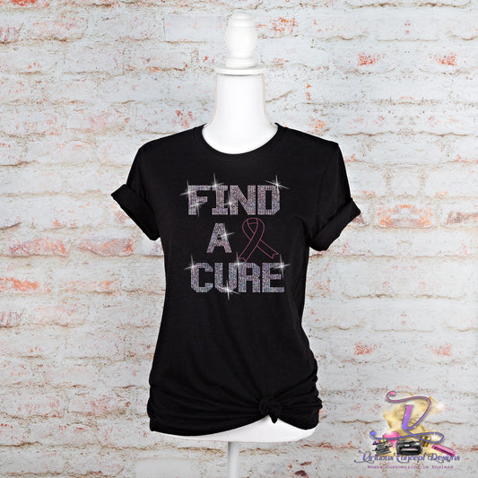 Find A Cure Rhinestone Shirt