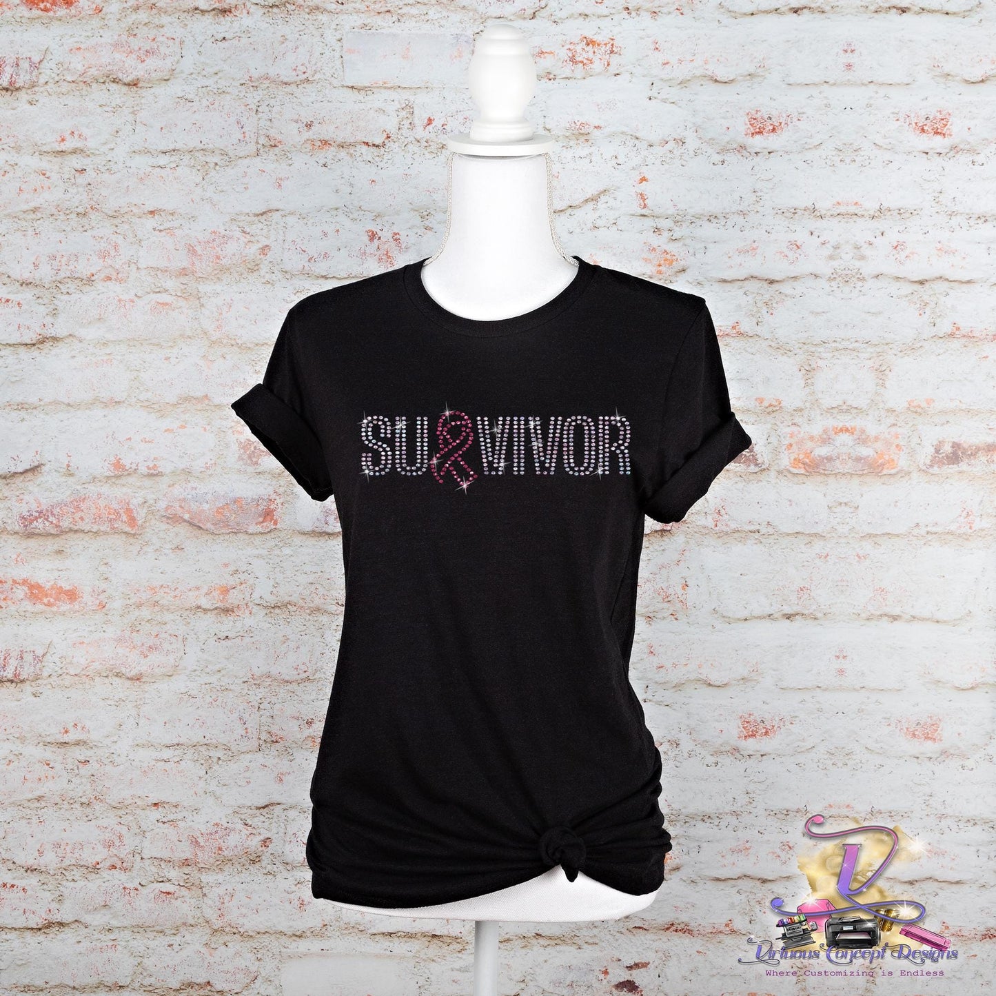 Survivor Rhinestone Shirt