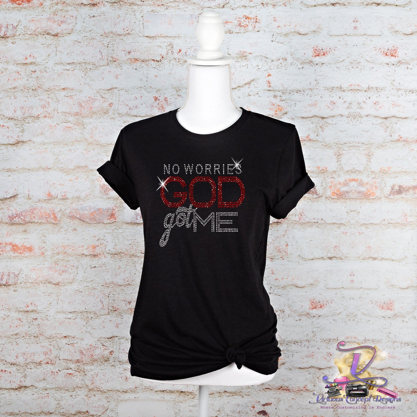 God Got Me Rhinestone Shirt