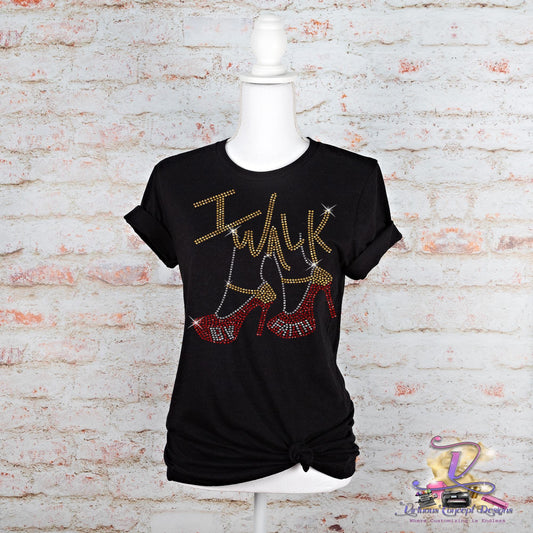 I Walk By Faith Rhinestone Shirt