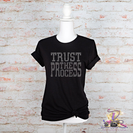 Trust the Process Rhinestone Shirt